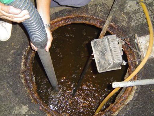 南朗镇隔油池清理